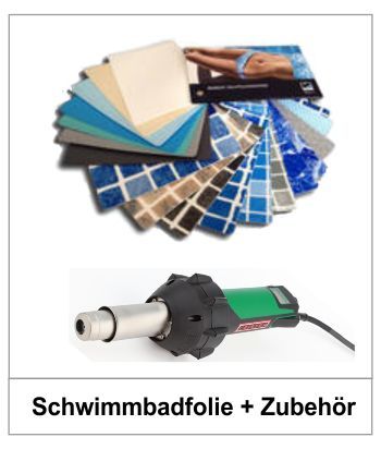 Schwimmbadfolie + Zubehör