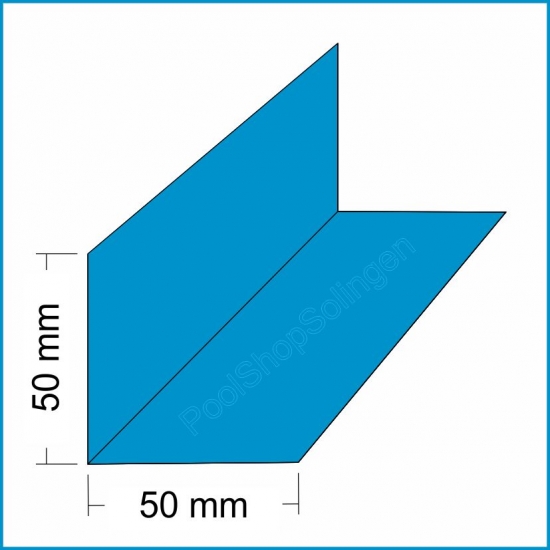 Folienblech Winkel 90° Beschichtung: Innen 50 x 50 x 2000 mm pro Meter 7,00 €