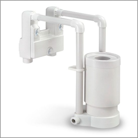 SK2 Schwimm-Skimmer-Set mit Filterinnenteil *(Rohre nicht verklebt)* Anwendung: Betonbecken