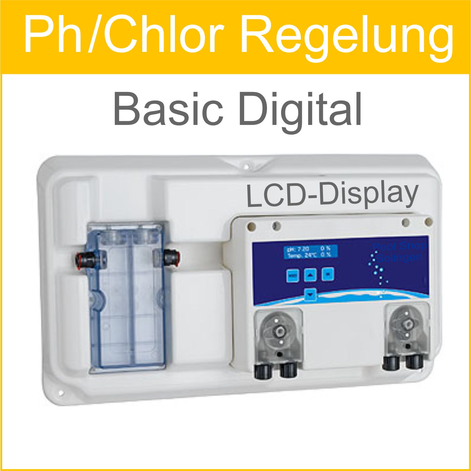 Dosieranlage Mit Lc Display Zur Regelung Von Ph Chlor Redox Pool Shop Solingen