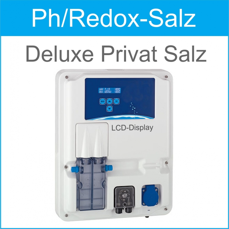 Deluxe Privat Salz, pH-Wert,+ Ansteuerung Salzelektrolyseanlagen.