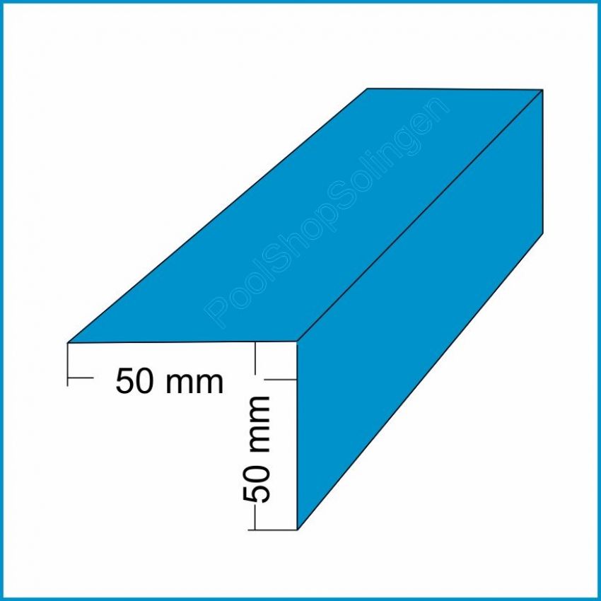 Folienblech Winkel 90° Beschichtung: Außen 50 x 50 x 2000 mm pro Meter 7,00 €